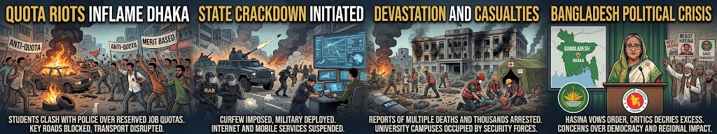 Topic 3 — Destabilization in South Asia: The Bangladesh Quota Riots and State Crackdown
